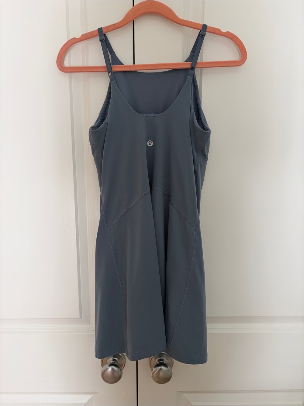 Lululemon Align High-Neck Dress C/D Cup Size 4 *Sleek Liner Steel Blue - Picture 5 of 6